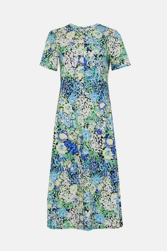 Oasis Cotton Floral Aline Midi Dress 4