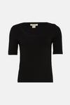 Oasis Essential Cotton Scoop Neck Short Sleeved T-shirt thumbnail 4