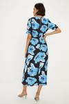 Oasis Petite Short Sleeve Printed Midi Tea Dress thumbnail 3