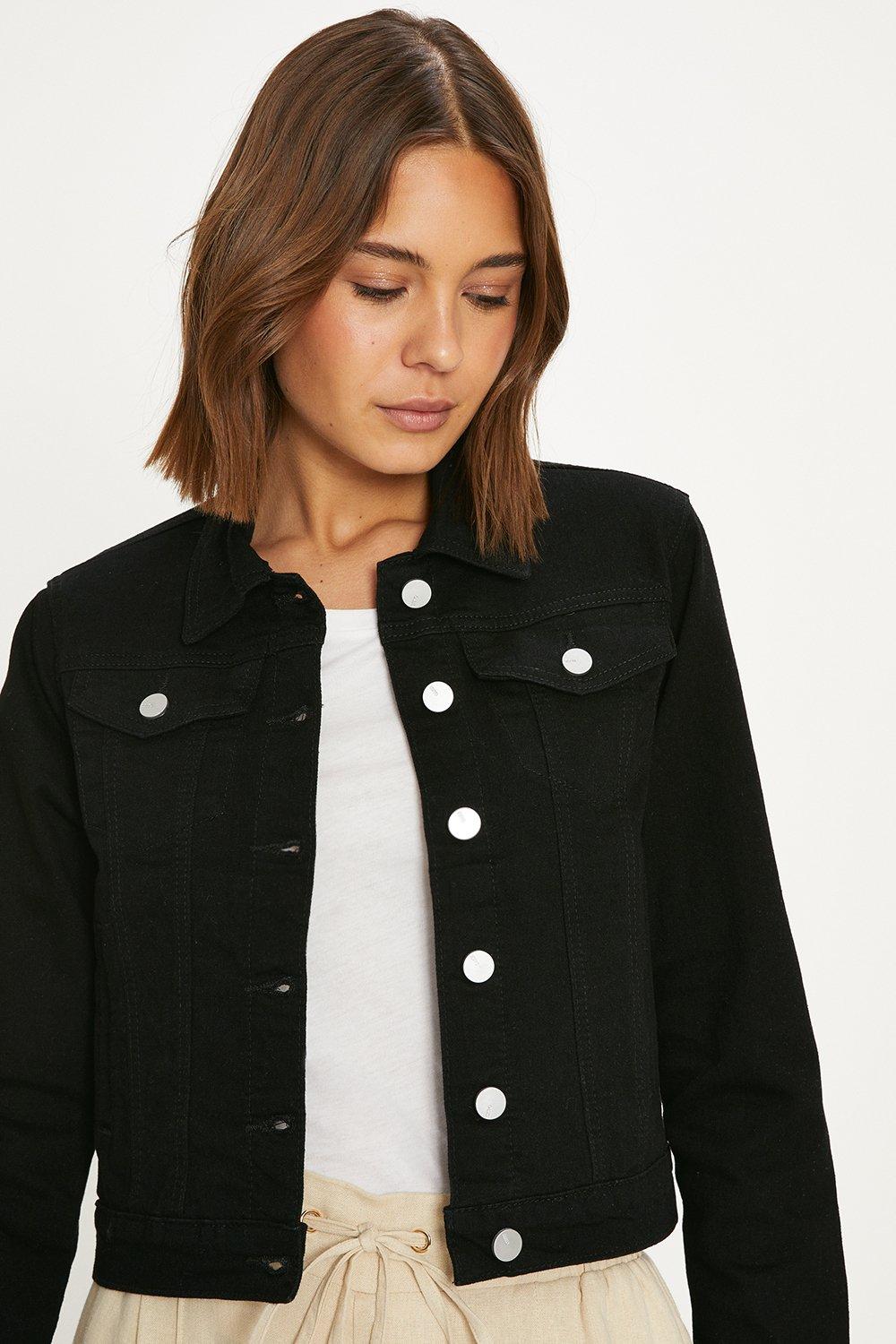 Oasis nancy denim deals jacket light wash