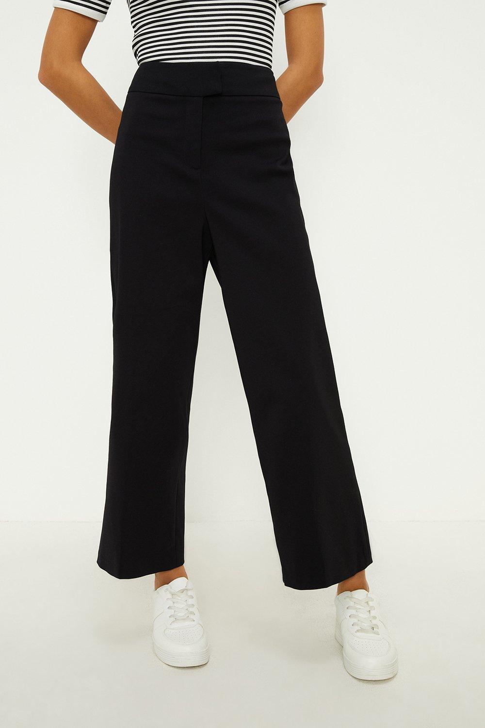 Oasis cropped clearance wide leg trousers