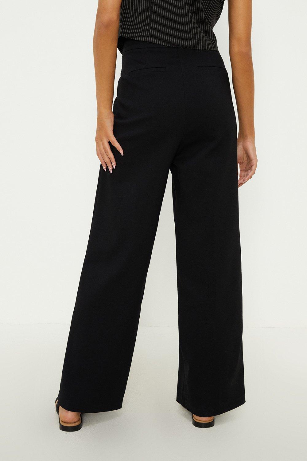 The Taron High Waist Wide Leg Pants in Pear