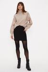 Oasis Premium Ponte Belted Mini Skirt thumbnail 2