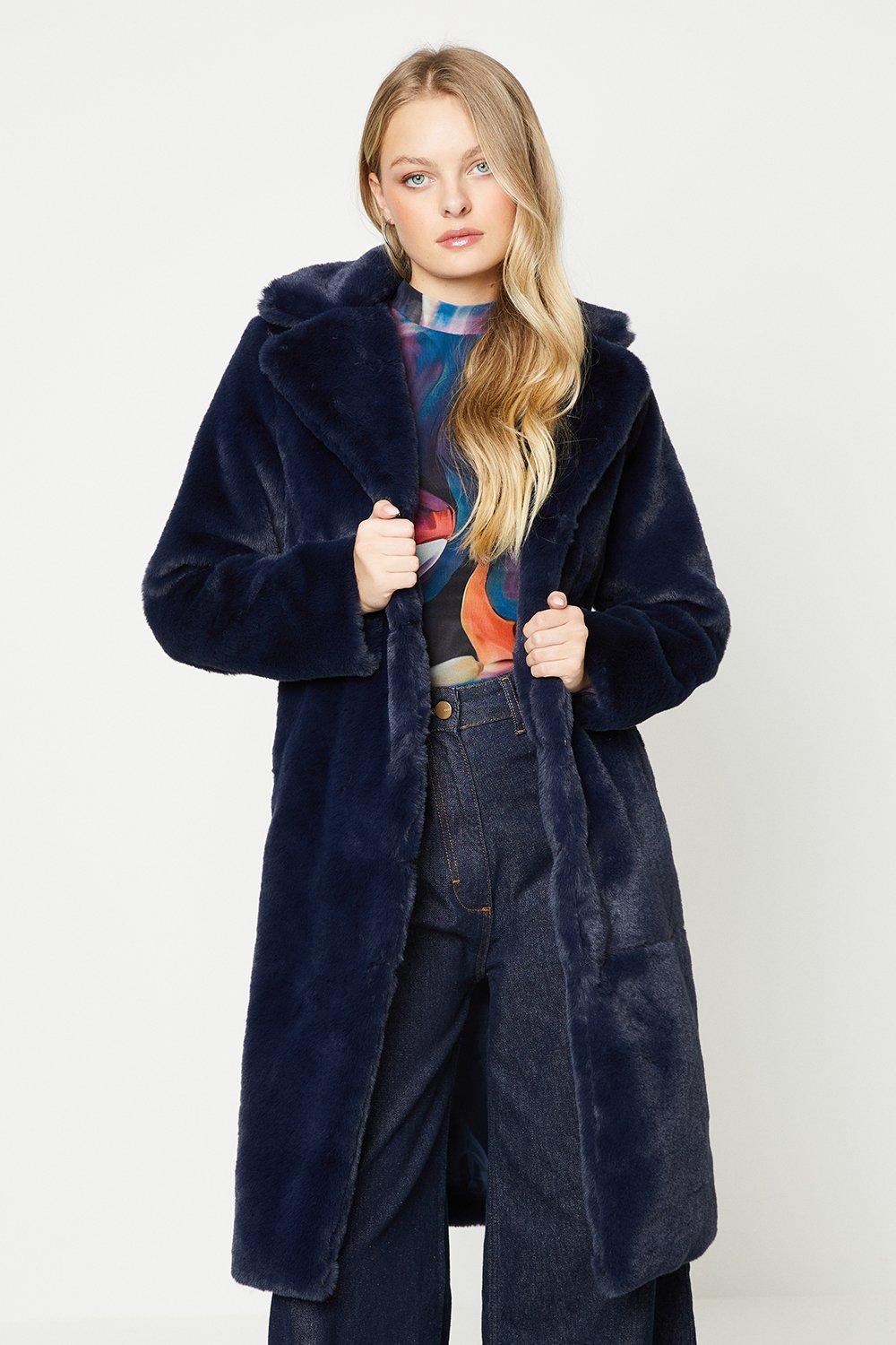 Oasis ash clearance funnel neck coat