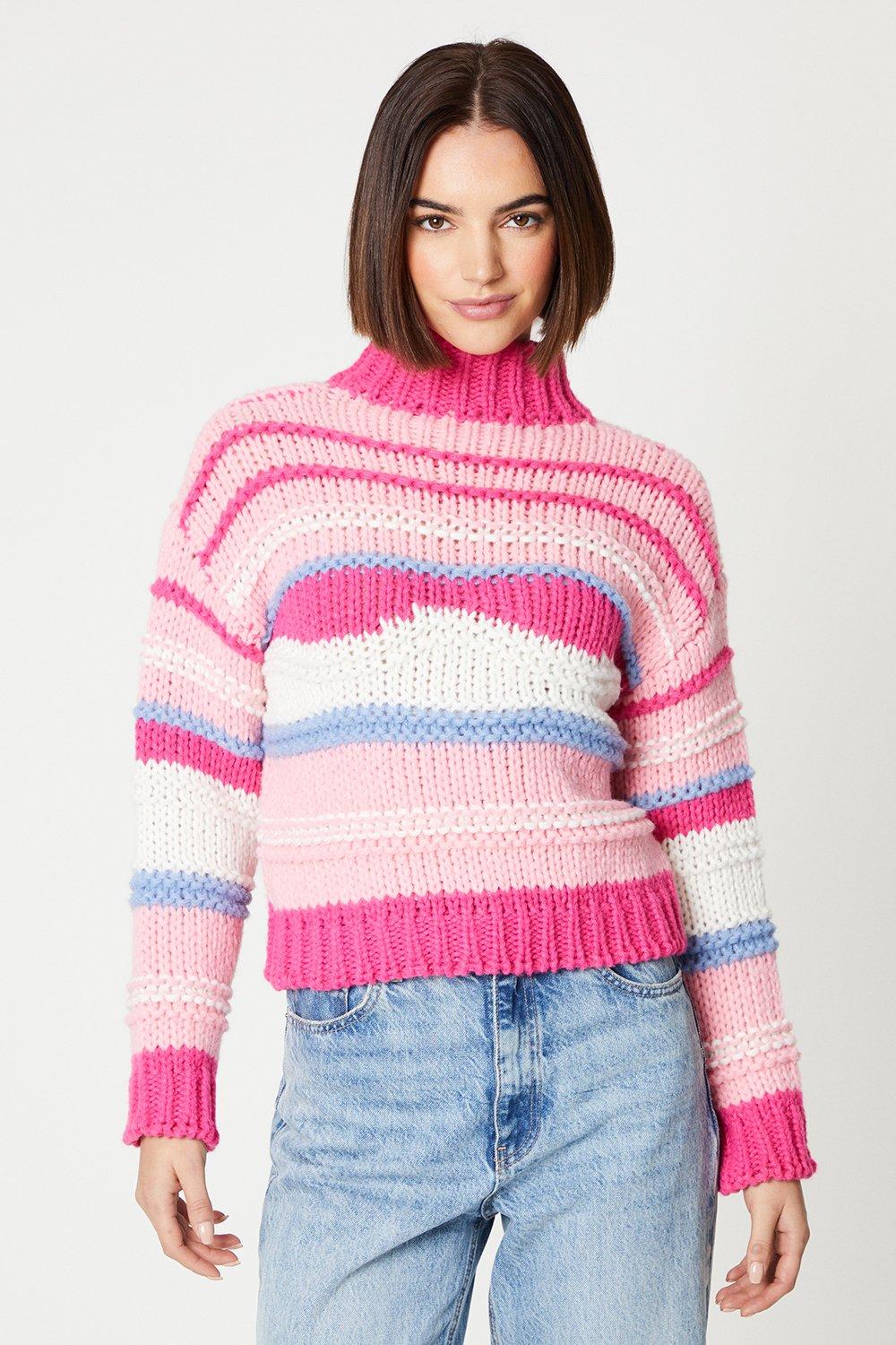 Zig Zag Colour Block Sweater