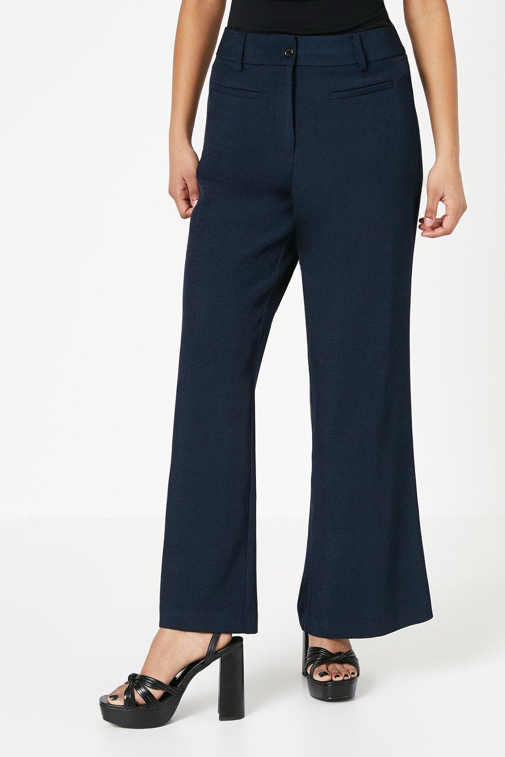 Petite High Waisted Patch Back Pocket Trouser