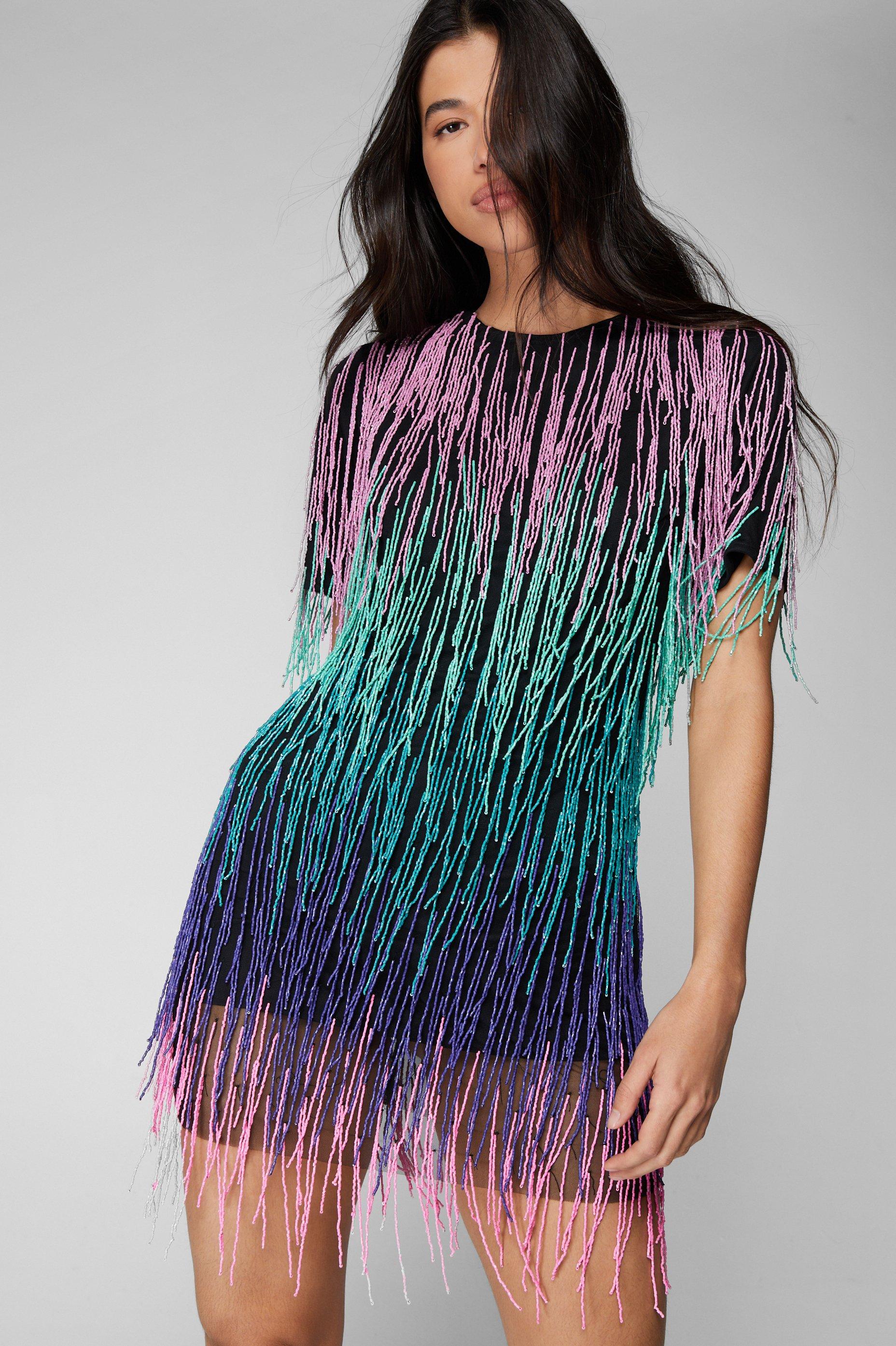 Rainbow deals shift dress