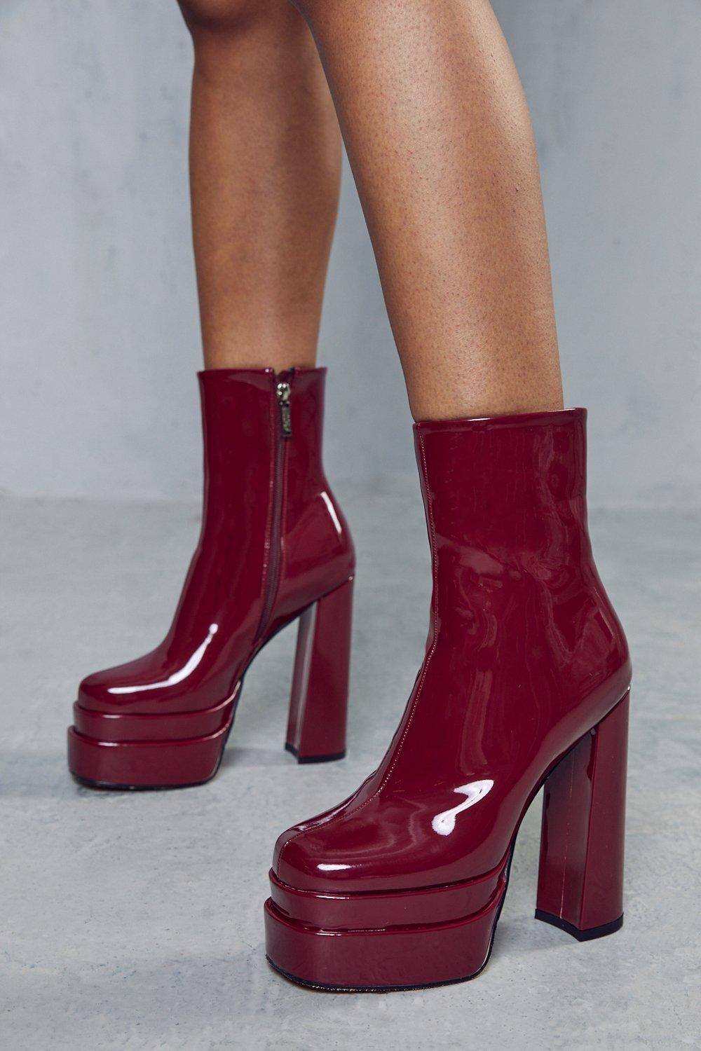 Xl platform deals ankle boots