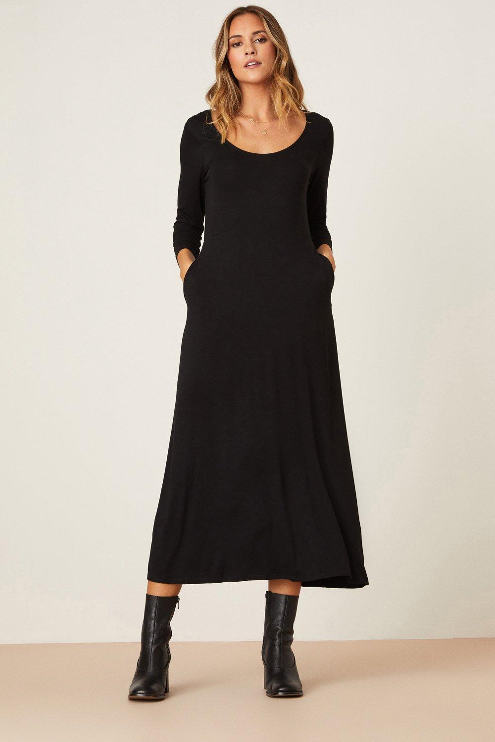 Midi dress outlet with pockets