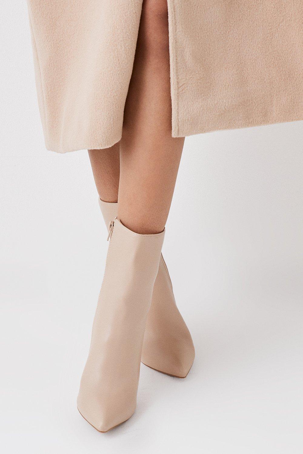 Faith white shop ankle boots