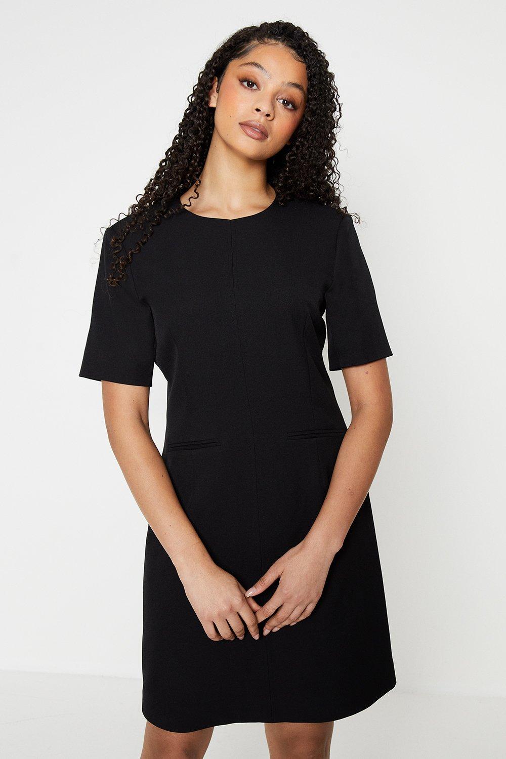 Dresses | Tall Half Sleeve Tailored Shift Dress | Dorothy Perkins