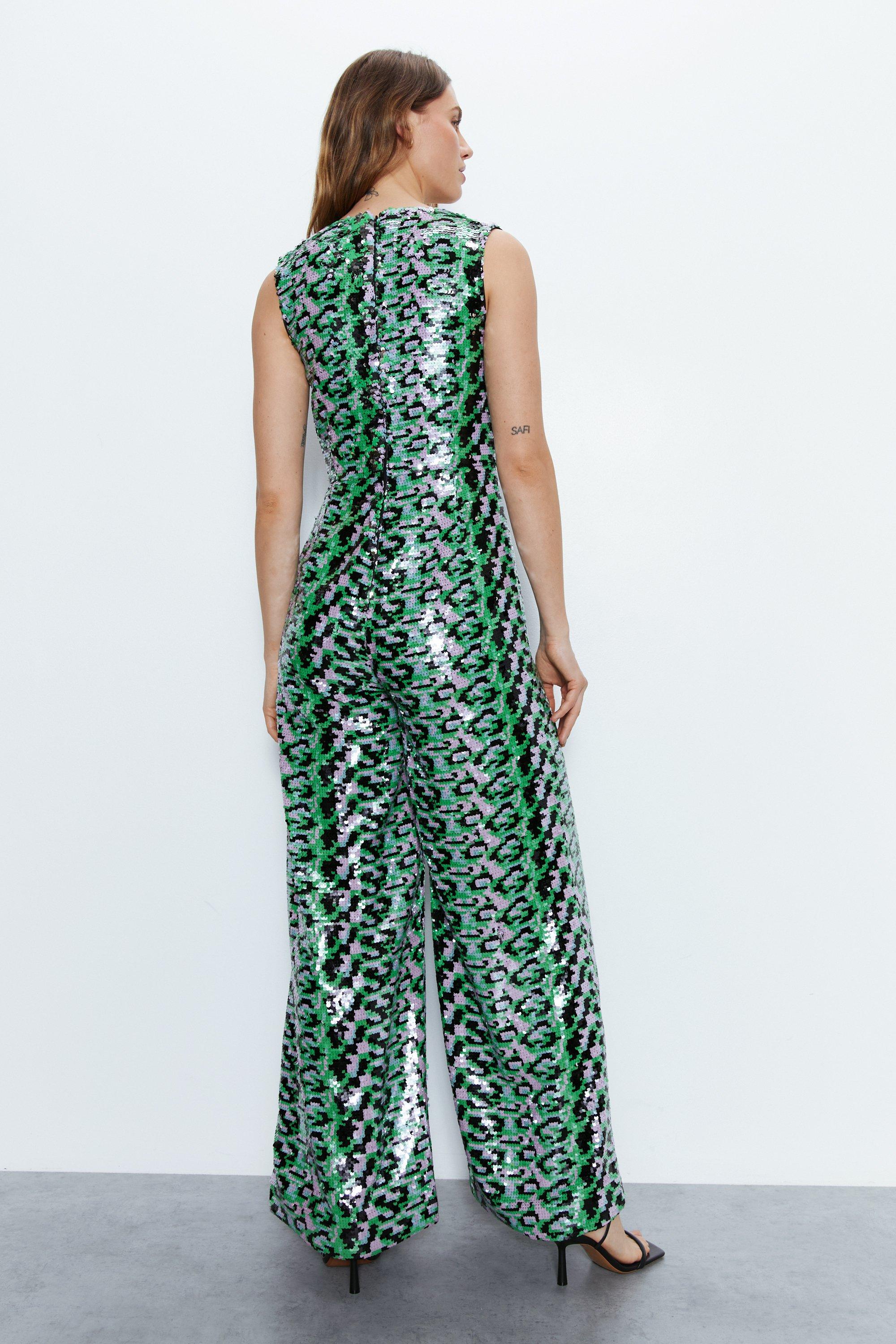 Oasis snake print store jumpsuit