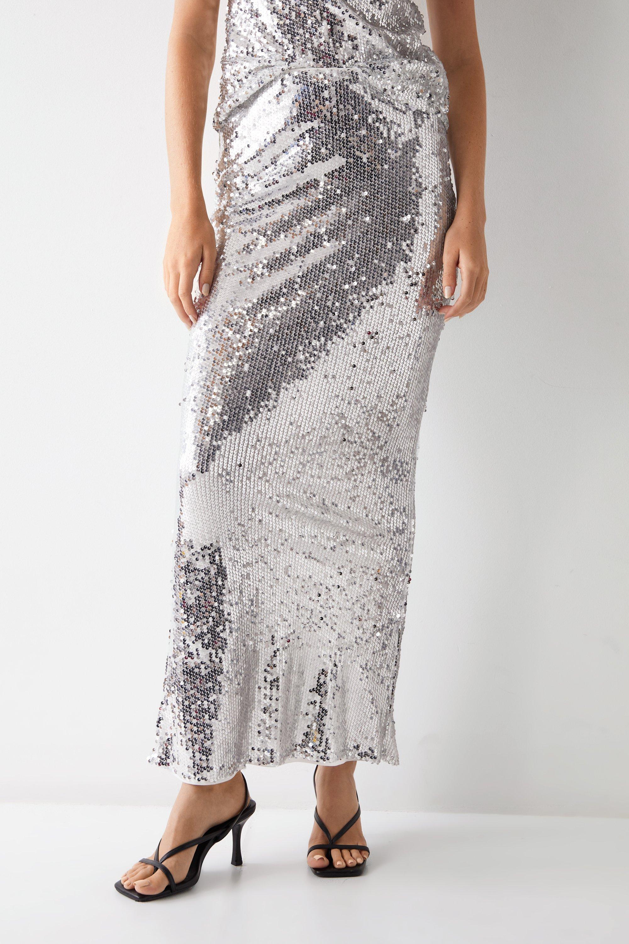 Fishtail shop sequin skirt