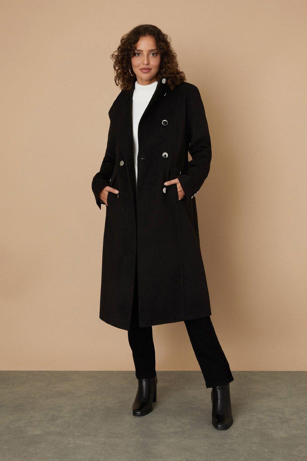 Wallis long 2025 military coat