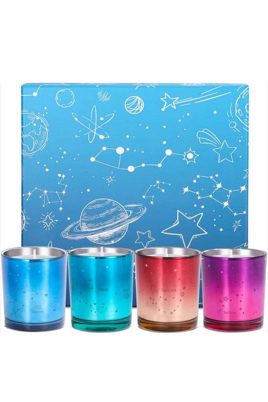 Living and Home Set of 4 Constellation Scent Candle Gift Set 1
