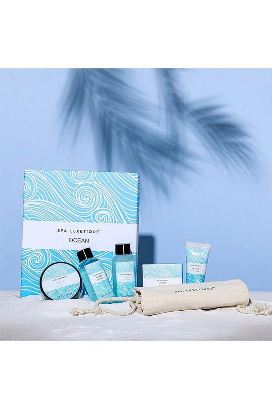 Living and Home 6Pcs Spa Gift Set for Women Ocean Spa Set Includes Body Lotion, Shower Gel,Bubble Bath, Hand Cream 2