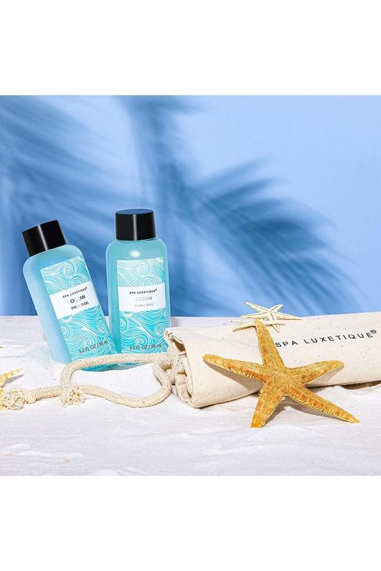Living and Home 6Pcs Spa Gift Set for Women Ocean Spa Set Includes Body Lotion, Shower Gel,Bubble Bath, Hand Cream 5