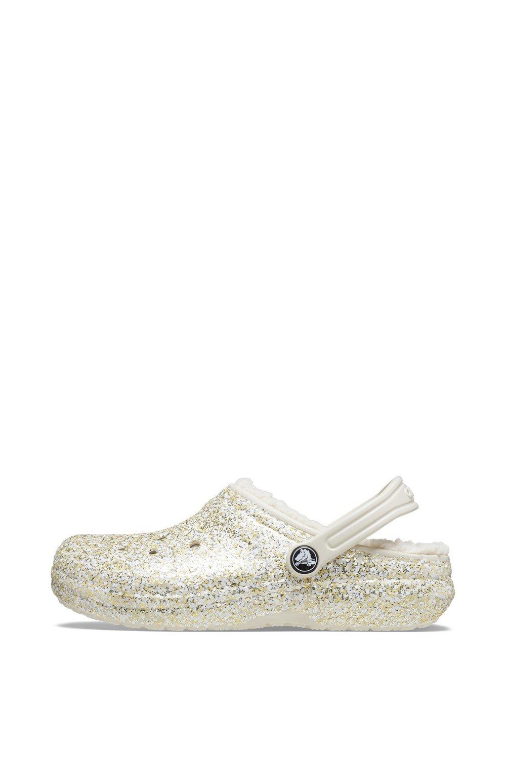 Sparkly on sale white crocs