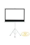 Living and Home 72" Manual Tripod Screen Projector Movie Screen thumbnail 4