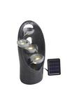 Living and Home 4-Tier Solar Powered Garden Water Fountain thumbnail 2