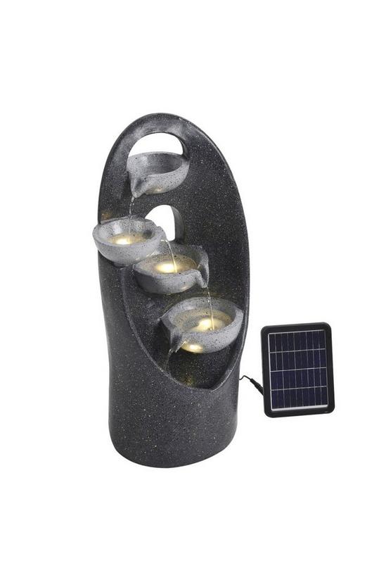 Living and Home 4-Tier Solar Powered Garden Water Fountain 2