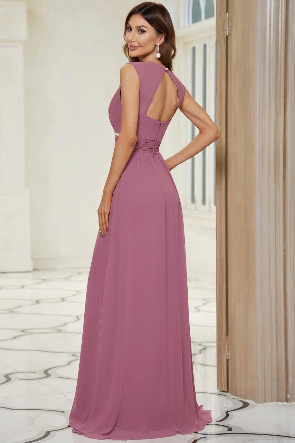 Sleeveless Grecian Style Formal Evening Dress - Ever-Pretty UK