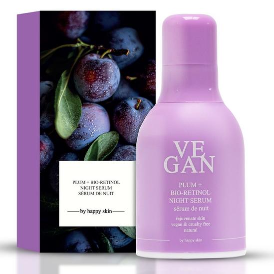 VEGAN by happy skin Plum + Bio-Retinol night serum 30ml 1