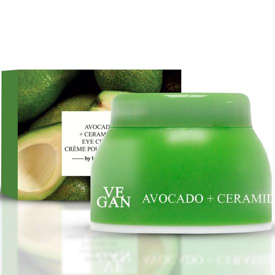 VEGAN by happy skin Avocado & Ceramides eye cream 10ml 1