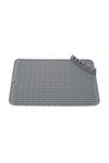 Living and Home Silicone Heat Resistant Non-Slip Dish Drying Mat for Kitchen Counter thumbnail 4