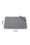Living and Home Silicone Heat Resistant Non-Slip Dish Drying Mat for Kitchen Counter thumbnail 6