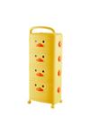 Living and Home 4-Tier Cute Yellow Duck Storage Cart with Wheels thumbnail 2