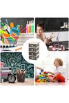 Living and Home 4 Tier Drawer Multifunctional Desktop Holder Rack To Store Cosmetics Storage Box thumbnail 4