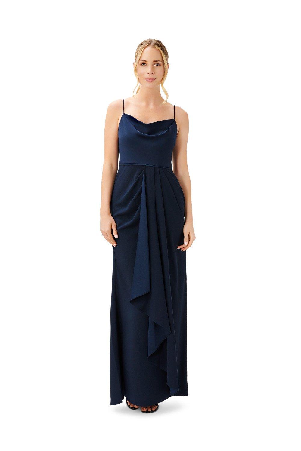 Adrianna papell clearance cowl crepe dress