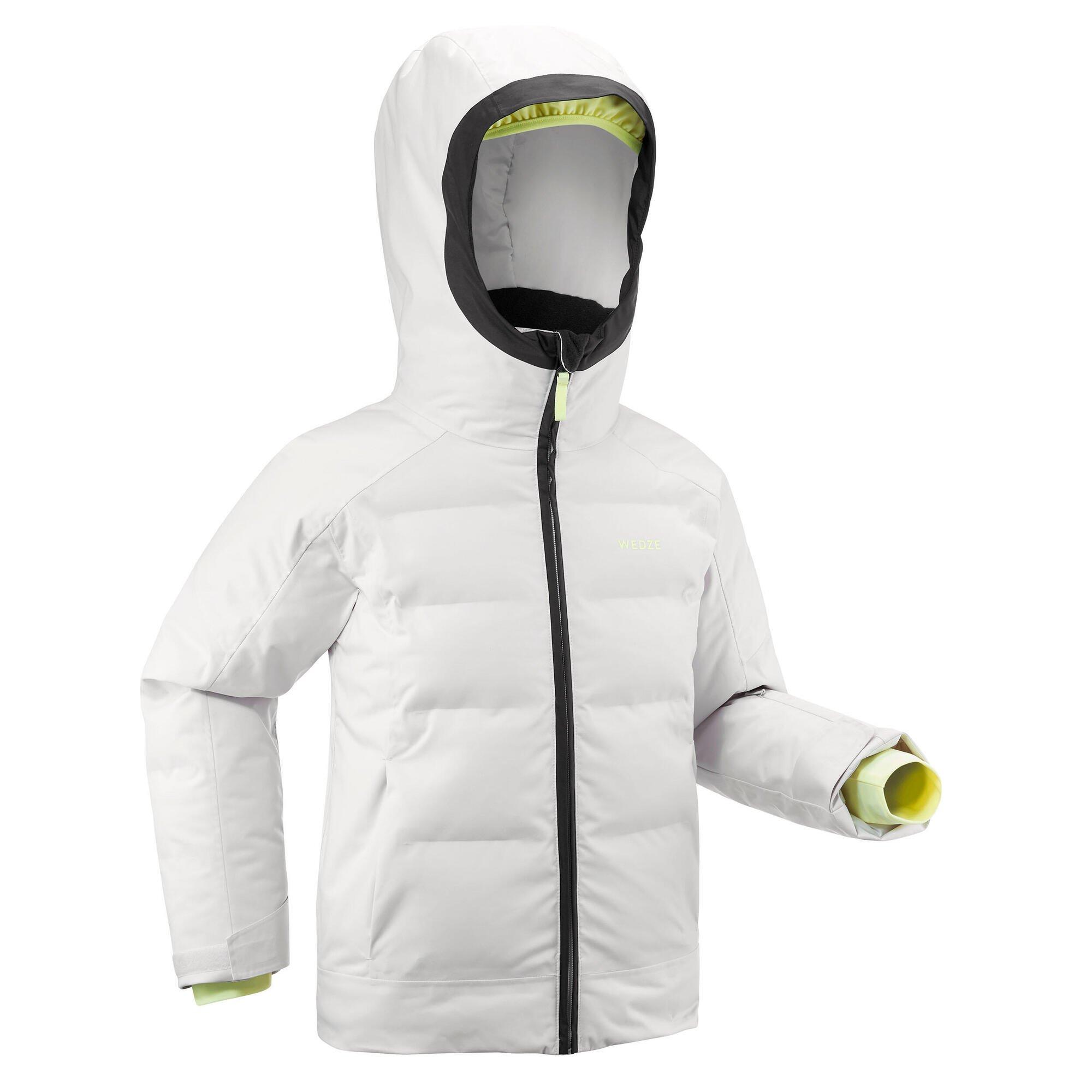 Wedze DECATHLON insulated waterproof hooded ski snow jacket coat sz 10 Yrs