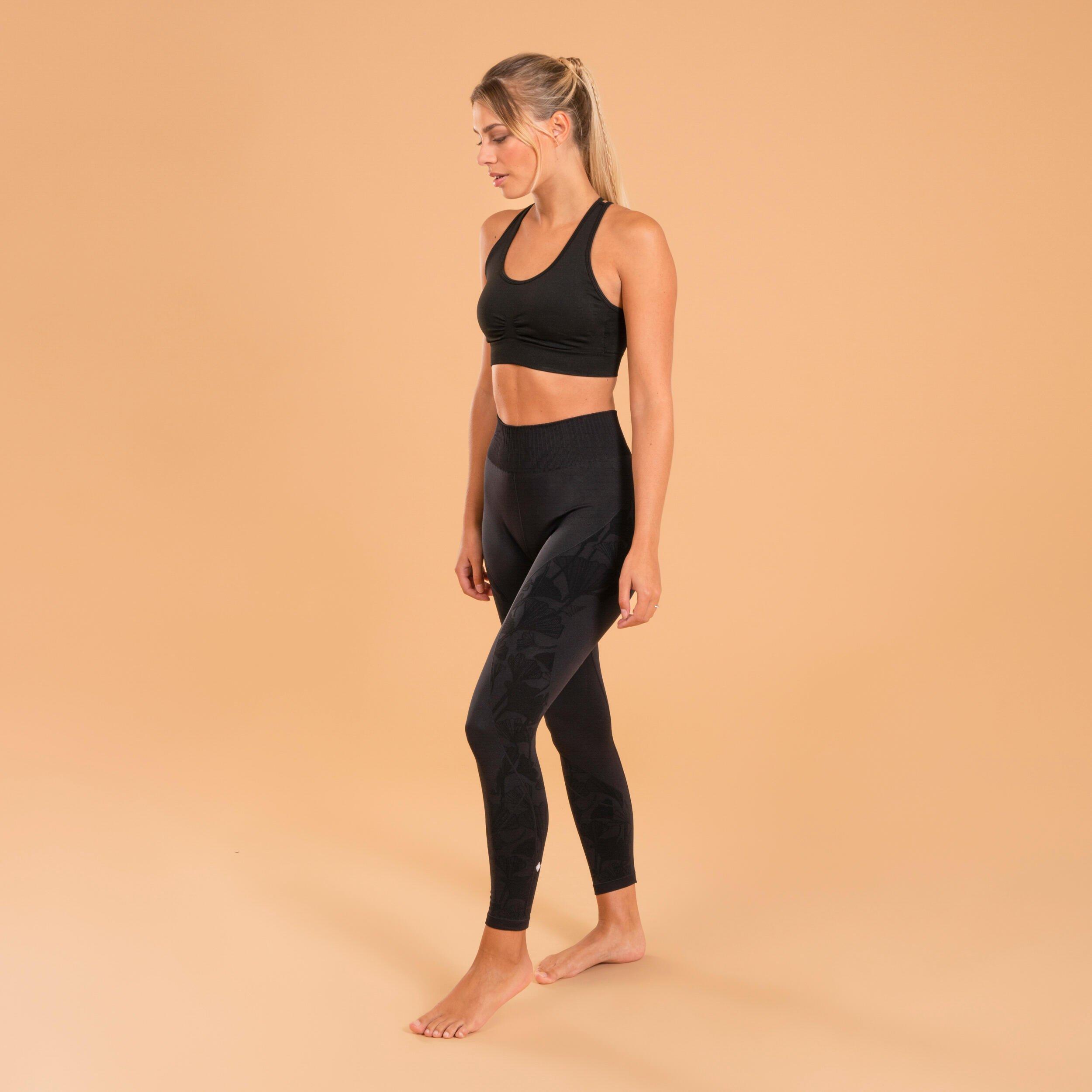 Decathlon - Kimjaly, Seamless 7/8 Yoga Leggings, Women's 