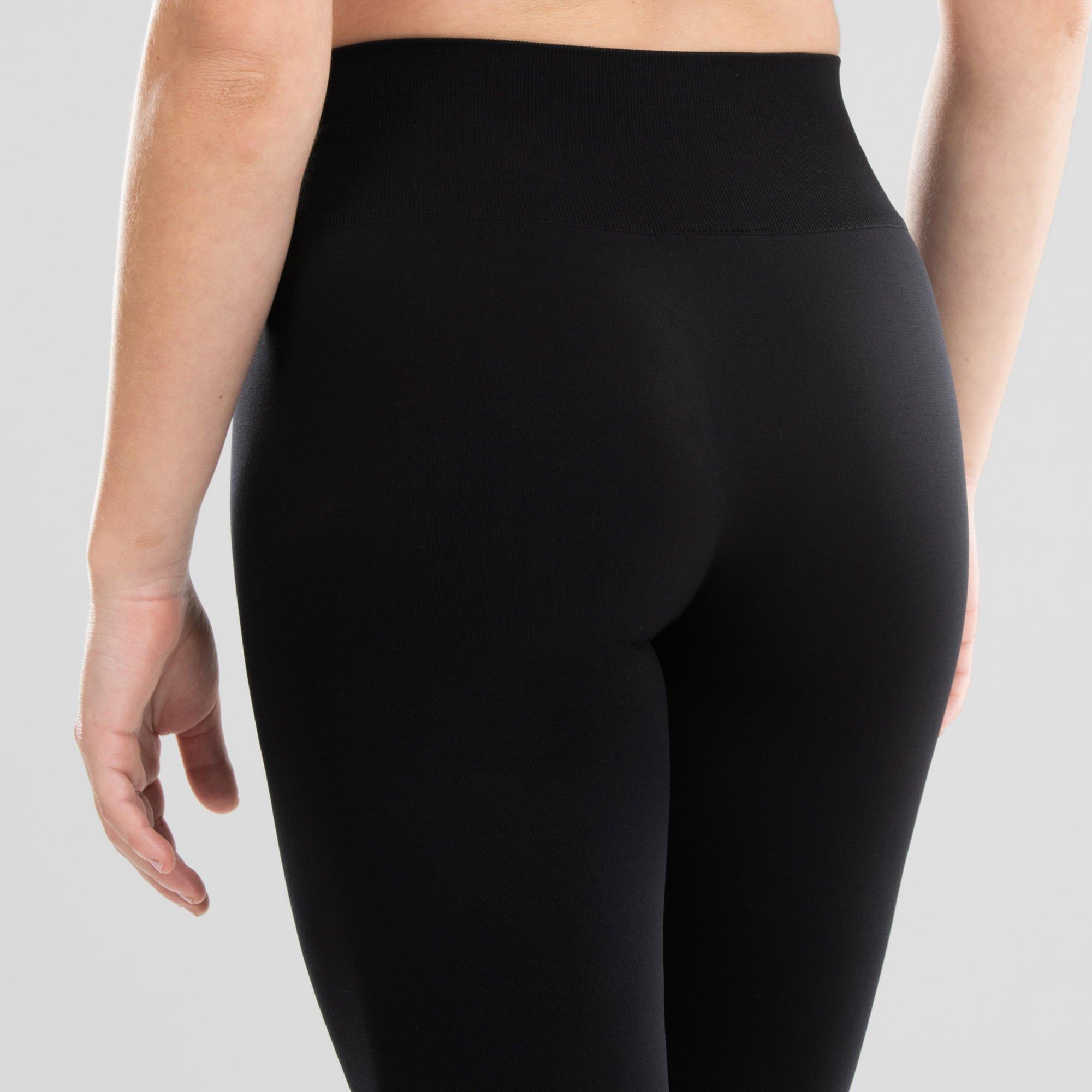 Women's Modern Dance Seamless Leggings - Black STAREVER