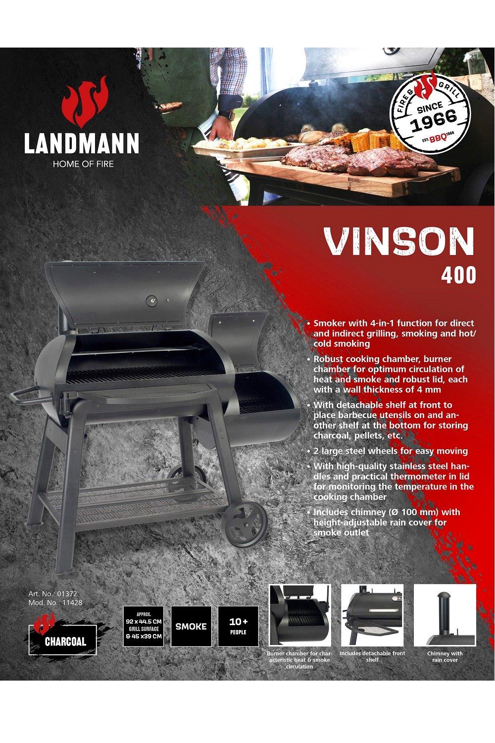 Barbecue charbon de bois Fumoir Vinson 400