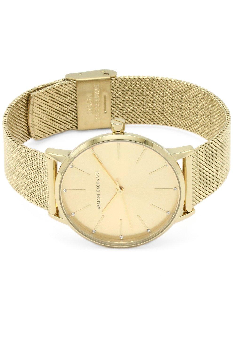 Watches Gold Plated Stainless Steel Fashion Analogue Quartz