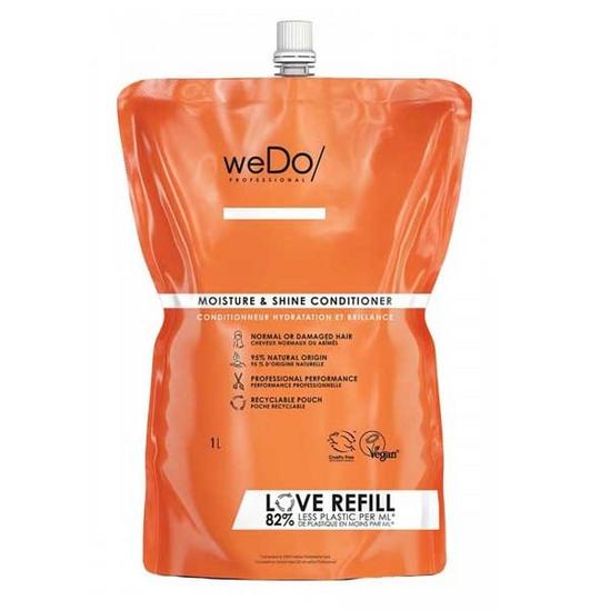 weDo Professional Haircare Conditioner Moisture Shine Refill Pack 1000ml Normal / Damaged Hair 1