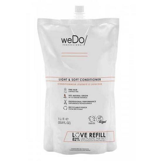 weDo Professional Haircare Light and Soft Conditioner Refill Pack 1000ml for Fine Hair 1