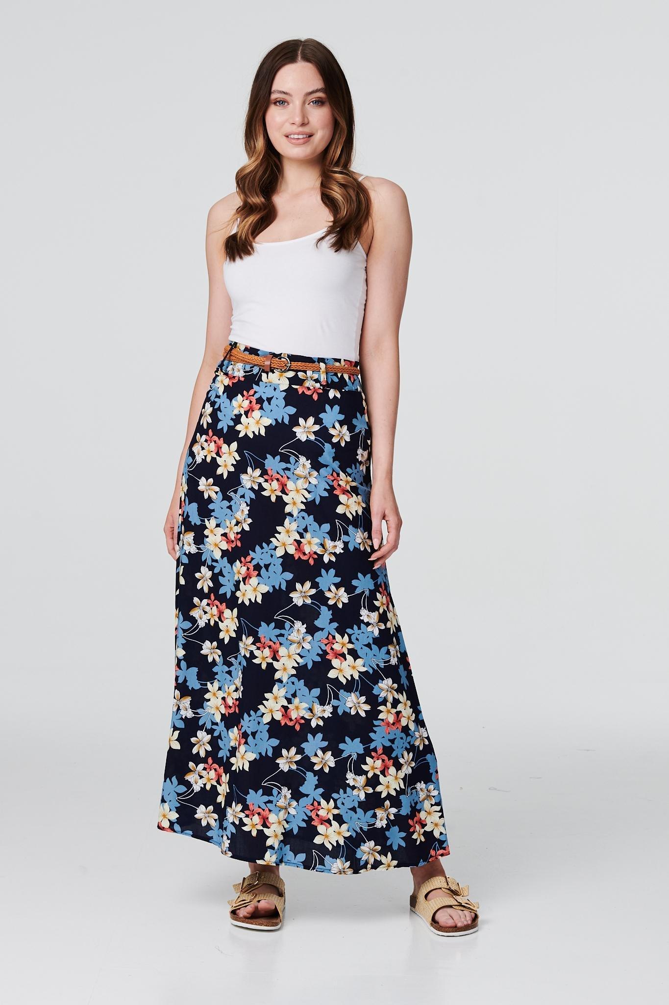 Floral maxi hotsell skirt xl