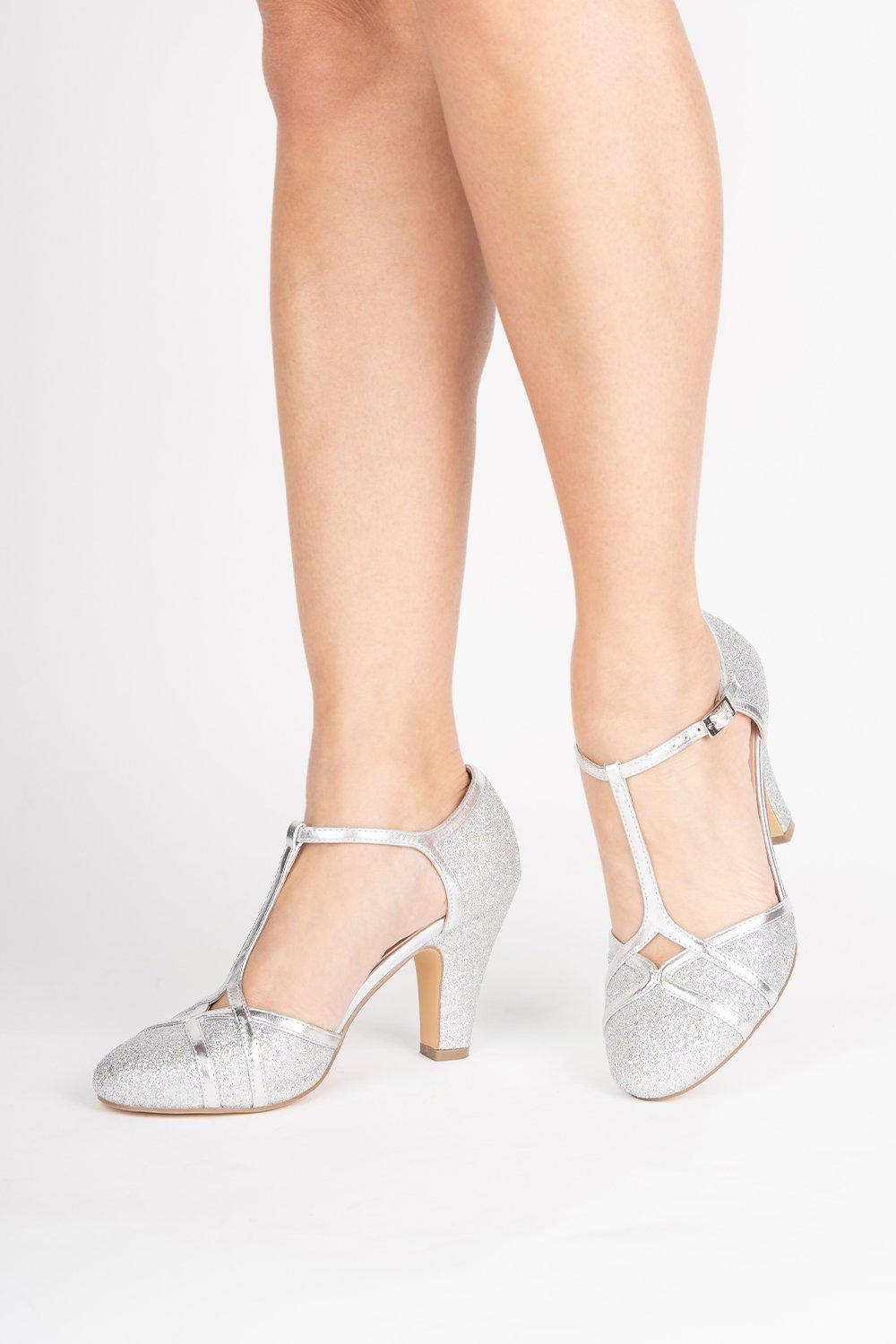 Glitter t hot sale bar shoes