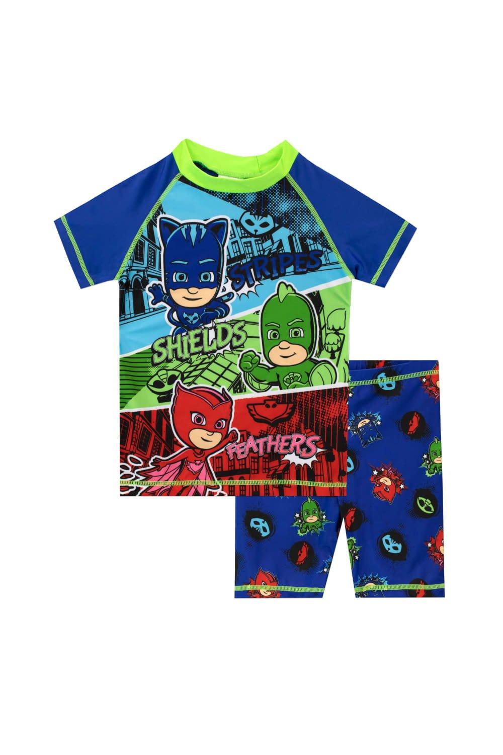 Swimwear Catboy Owlette And Gekko Swim Shorts PJ Masks