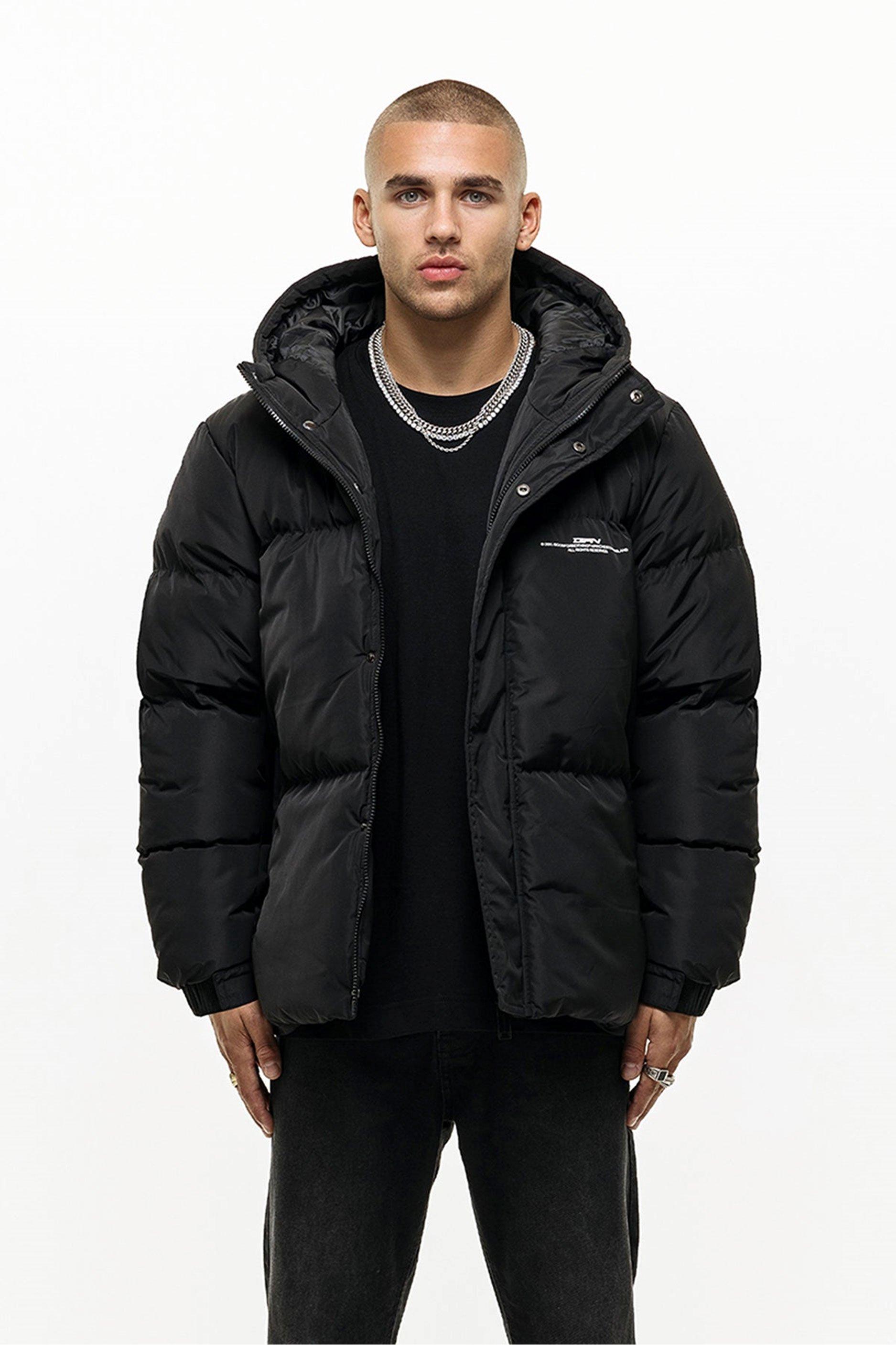 Good for nothing hooded puffer jacket sale