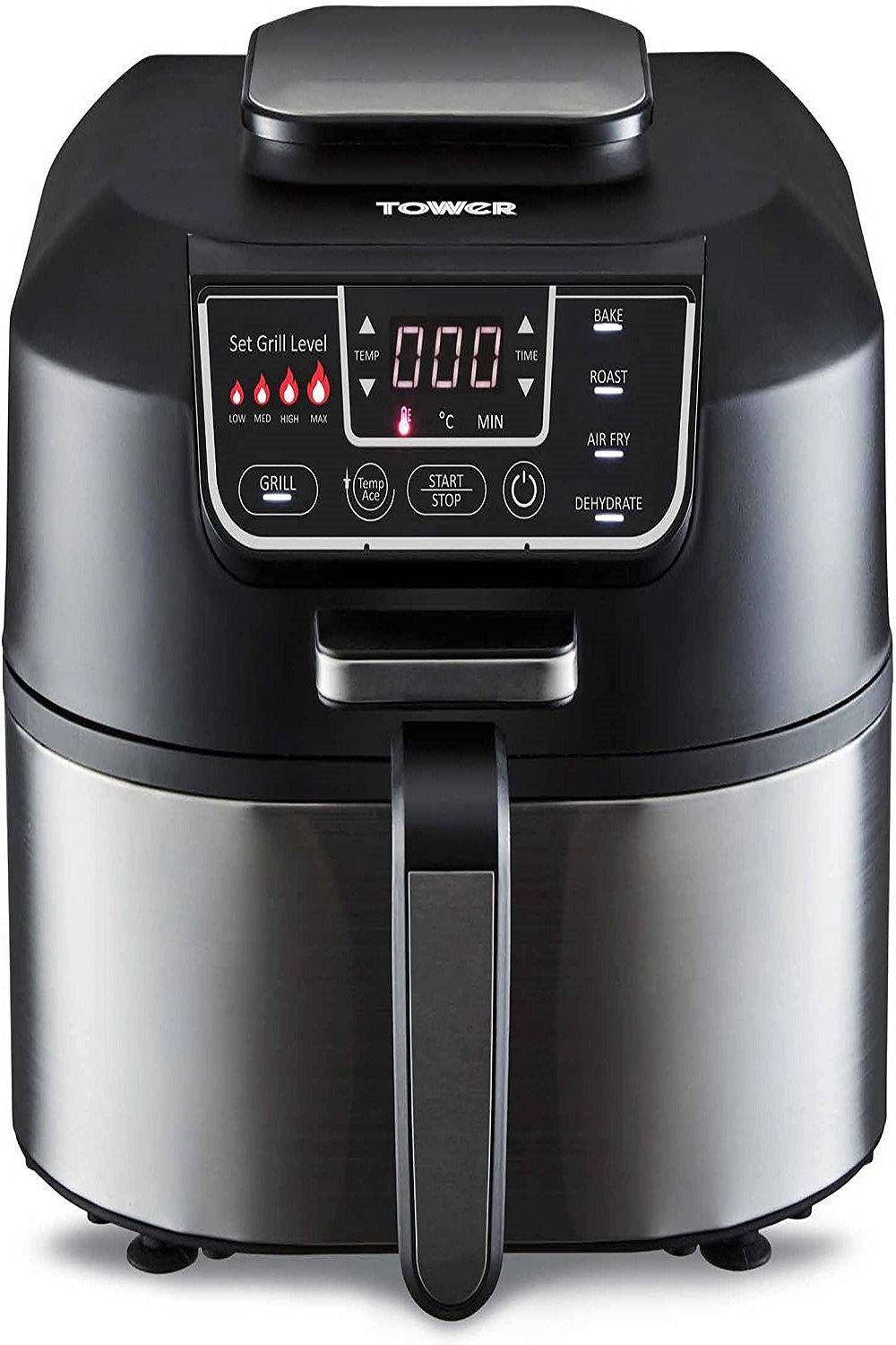 Tower T17086 5 in 1 Air Fryer and Smokeless Grill - Kettle and