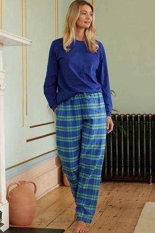 Women's Brushed Cotton Sleep Shorts – Cairngorm Tartan – British