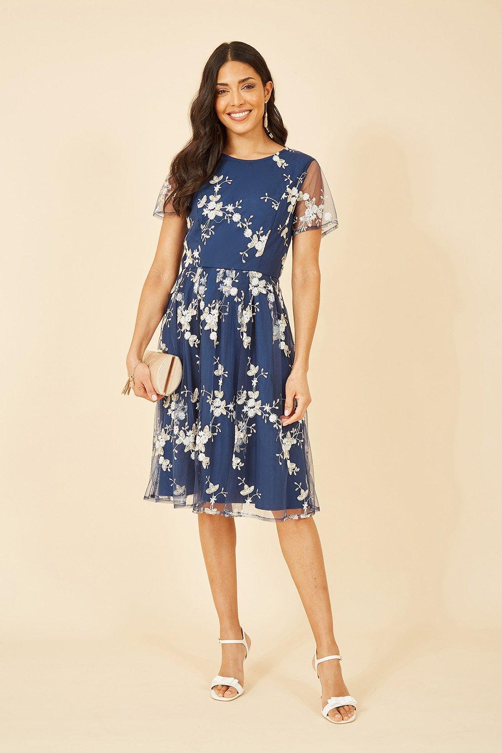 Yumi navy clearance dress