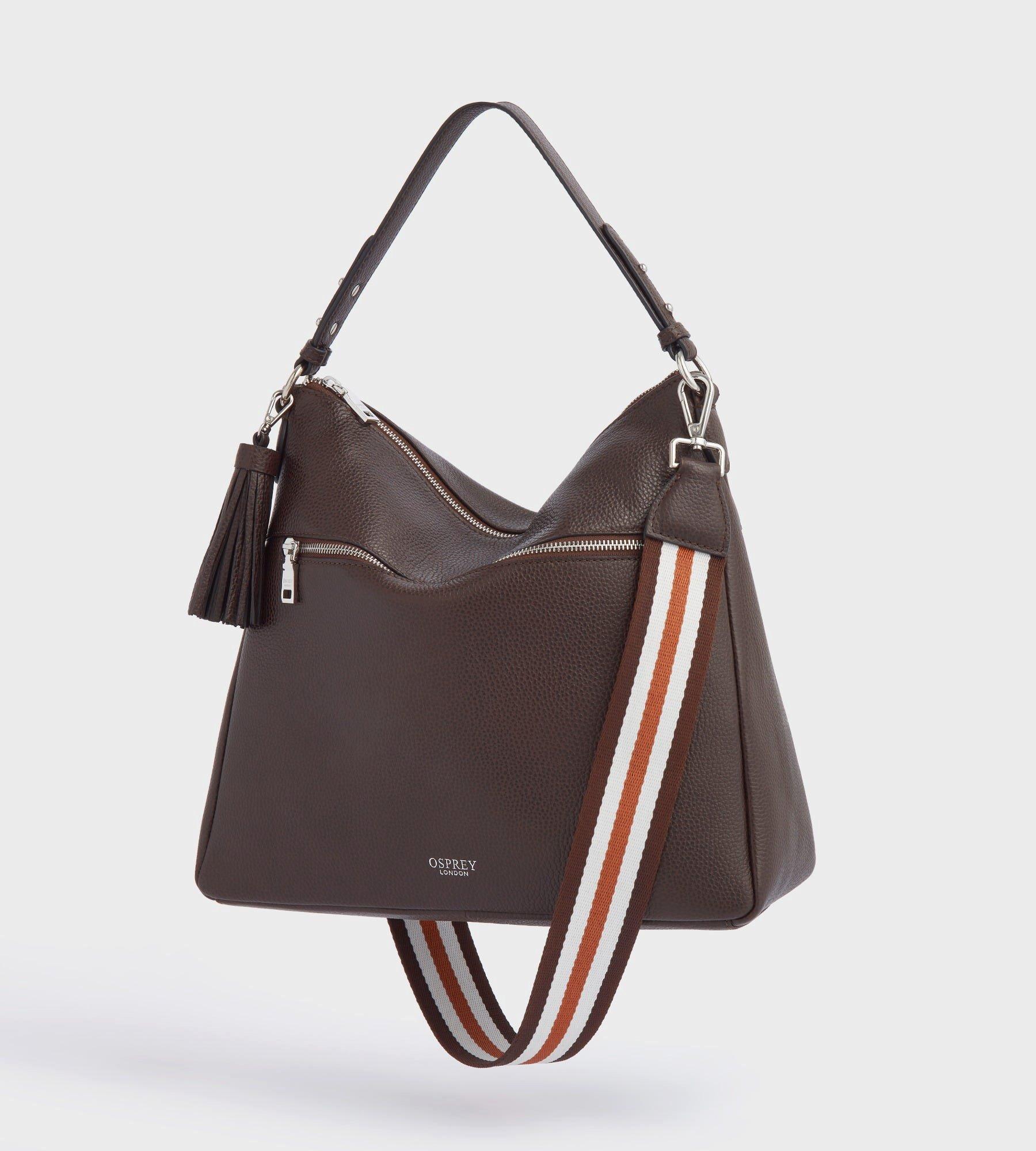 Bags Purses The Stella Leather Hobo Bag OSPREY LONDON