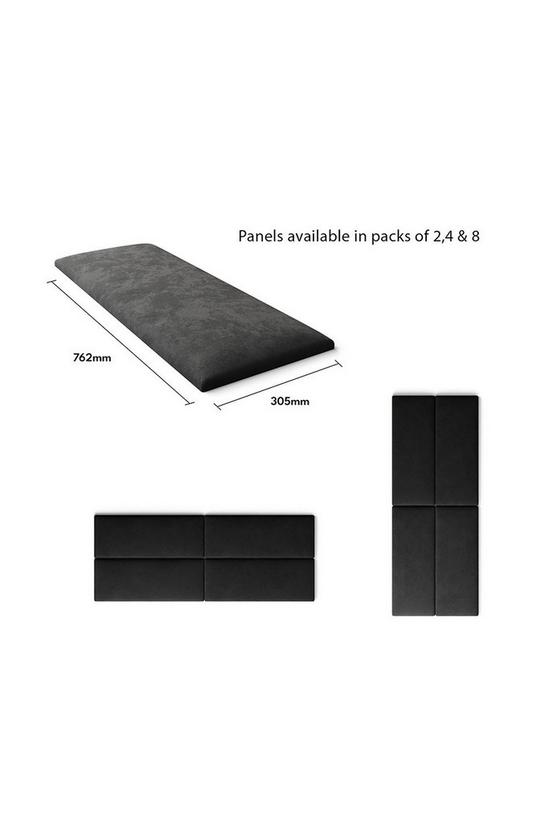 Aspire EasyMount Wall Mounted Upholstered Panels, Modular DIY Headboard in Plush Velvet Fabric (Pack of 2) 5