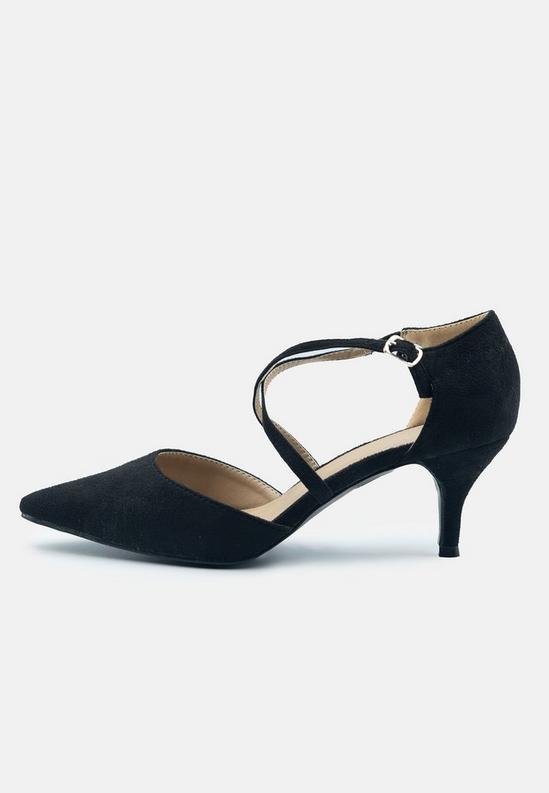 Where's That From 'Kennedi' Low Kitten Heel With Crossover Strap 3